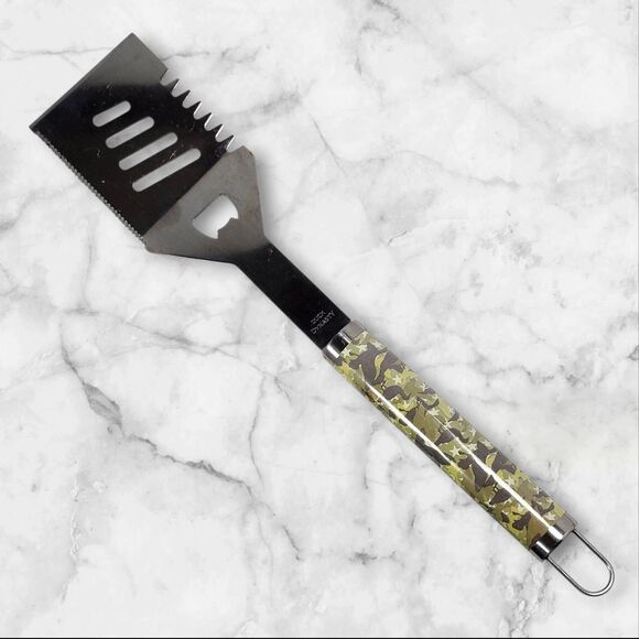 Duck Dynasty Stainless Steel Camo BBQ Spatula 17" Bottle Opener Grill Tool - Picture 2 of 10